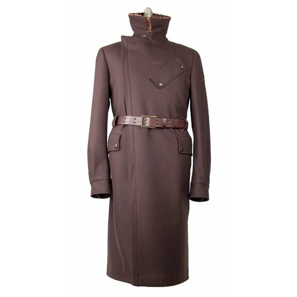Authentic Belstaff Super Rare Wool Competition Full Length Coat Size EU L  Large - Picture 7 of 16